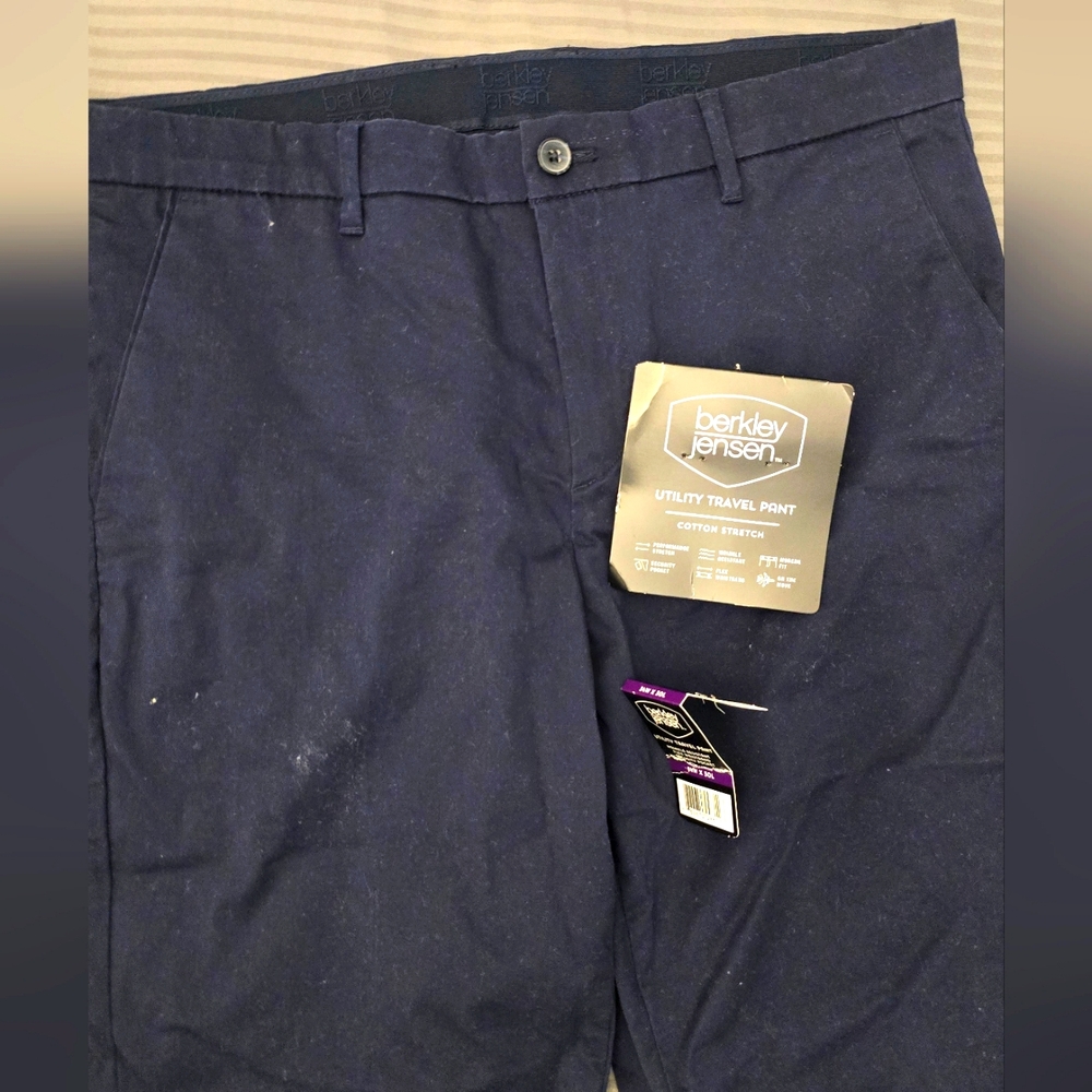 NWT Berkley Jensen Utility Travel Pant 34W x 30L